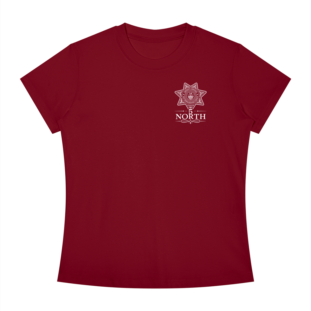 5 North- Women's Slim Fit Crewneck T-Shirt