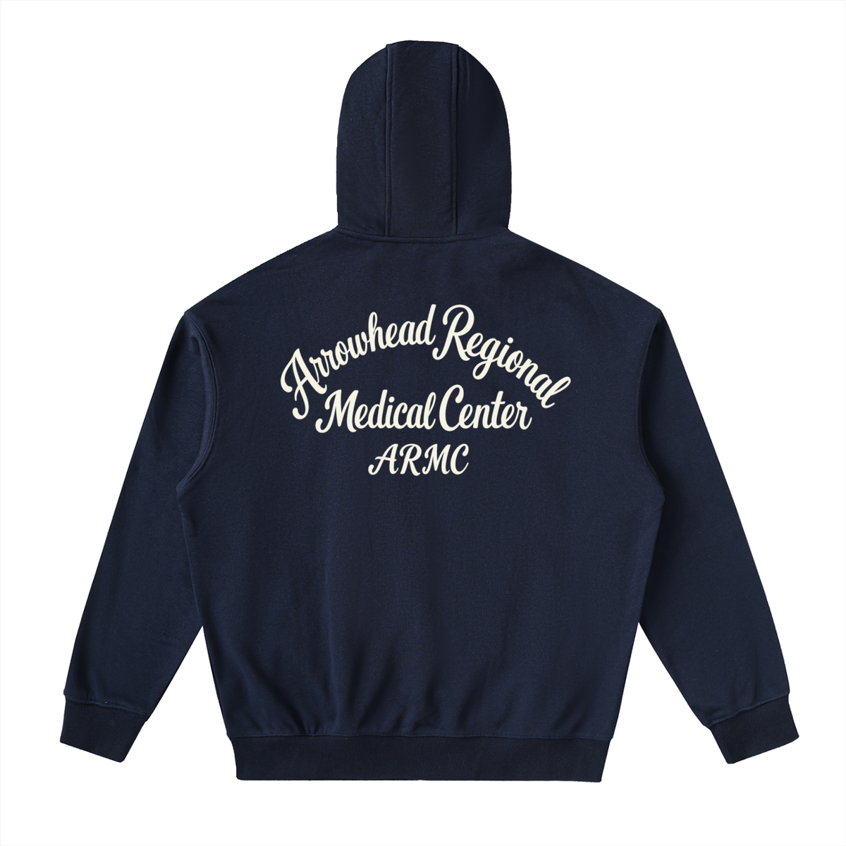 ARMC- Drop-Shoulder Zip Up Hoodie