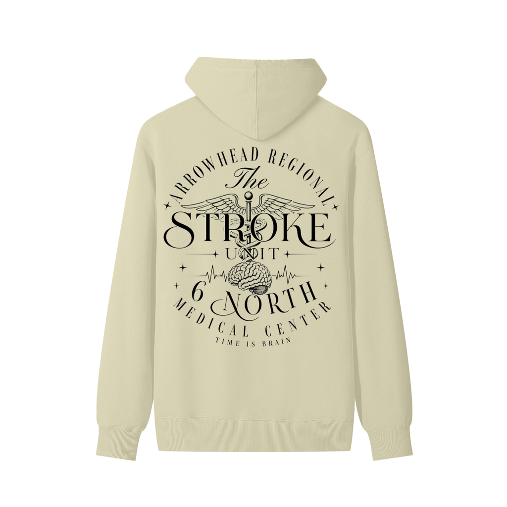 6 North Black Lettering - Classic Unisex Cotton Hoodie