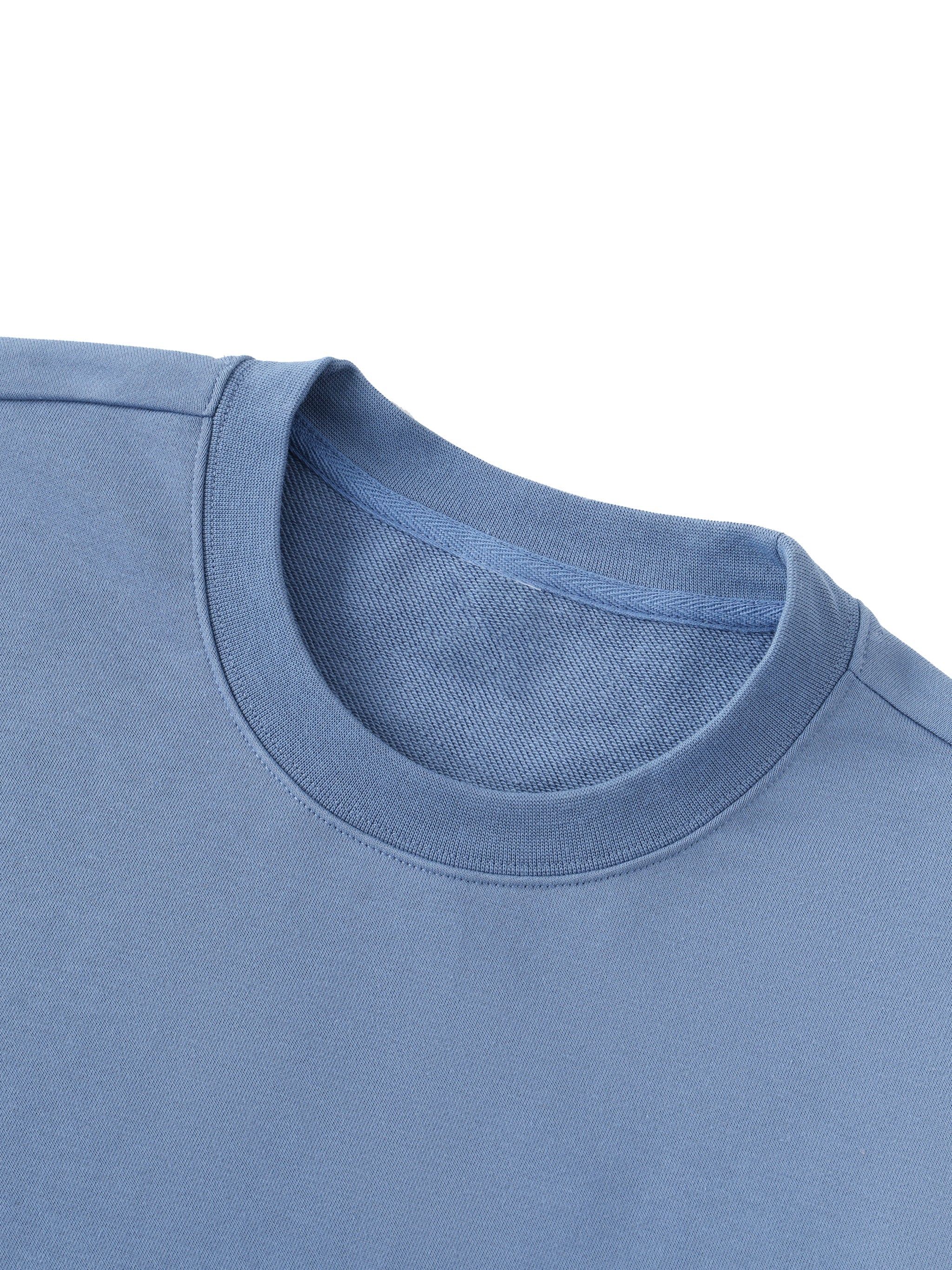 6 North Black Lettering -Essential Heavyweight Crewneck  Sweatshirt