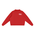 4 North- women’s Essential Fleece Mock-Neck Crew Sweatshirt