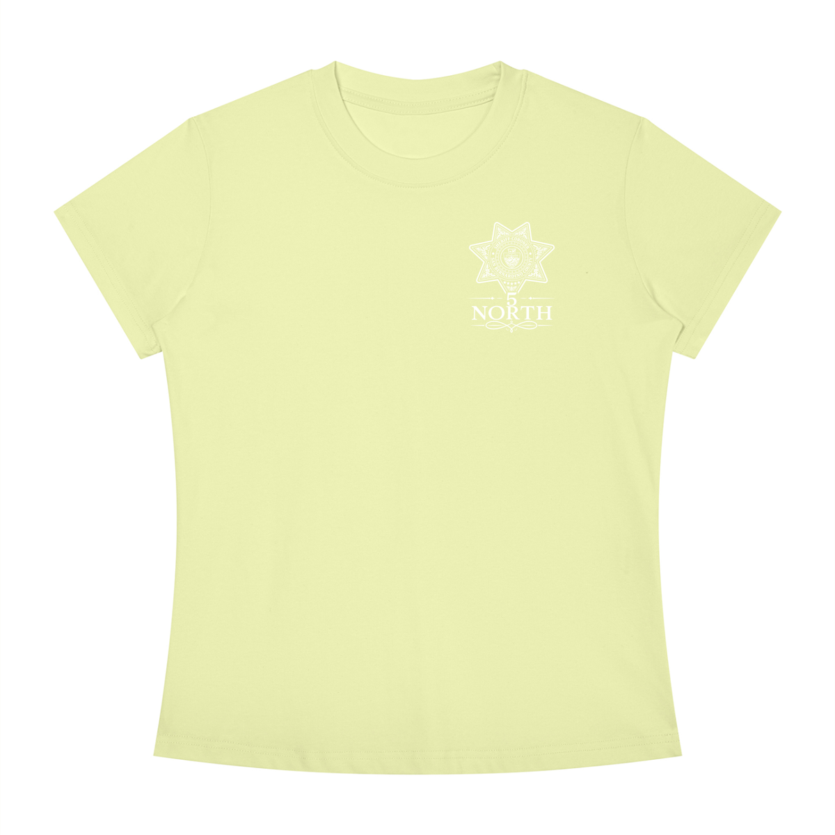 5 North- Women's Slim Fit Crewneck T-Shirt