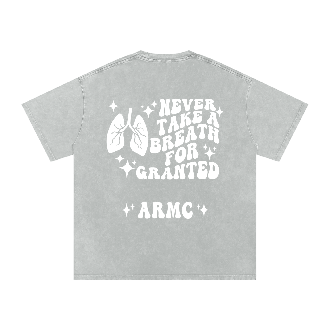 Respiratory Therapy- adult unisex Snow Washed Oversized Cotton T-Shirt