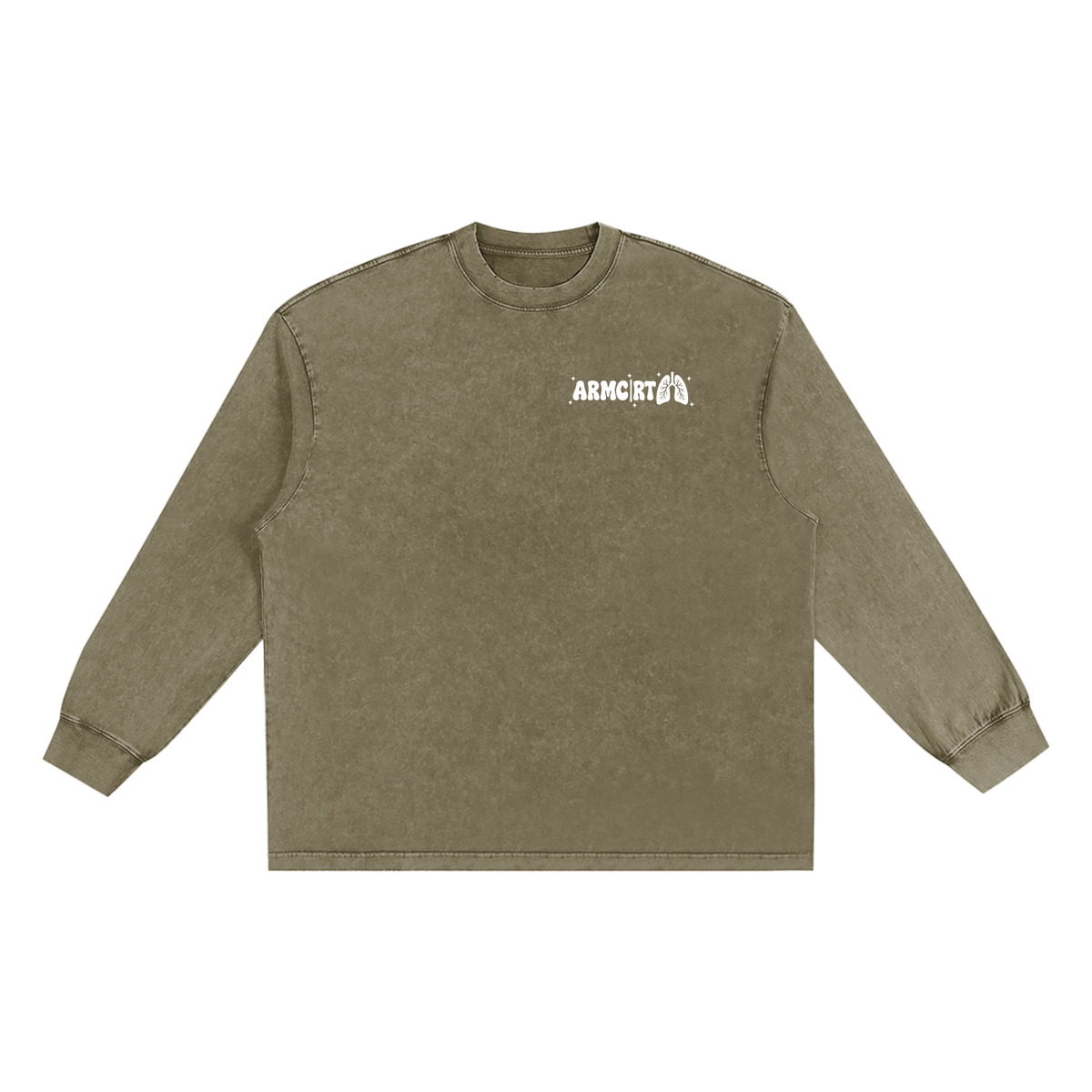 Respiratory Therapy- adult unisex Snow Washed Frayed Edge T-Shirt