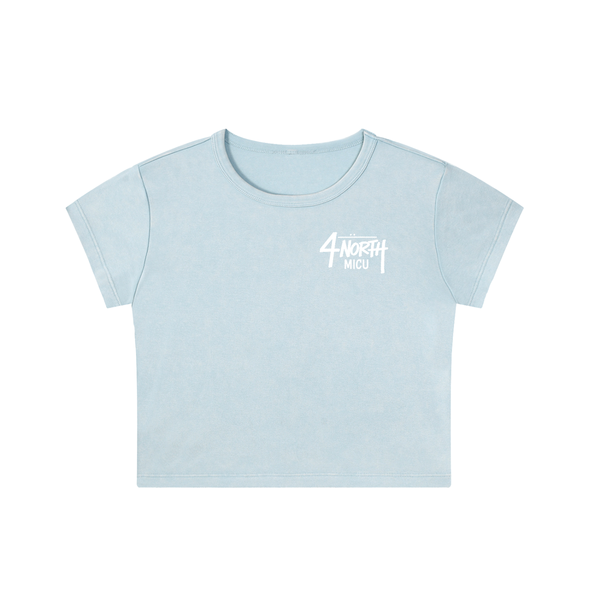 4 North- woman’s Snow Washed Crop Top