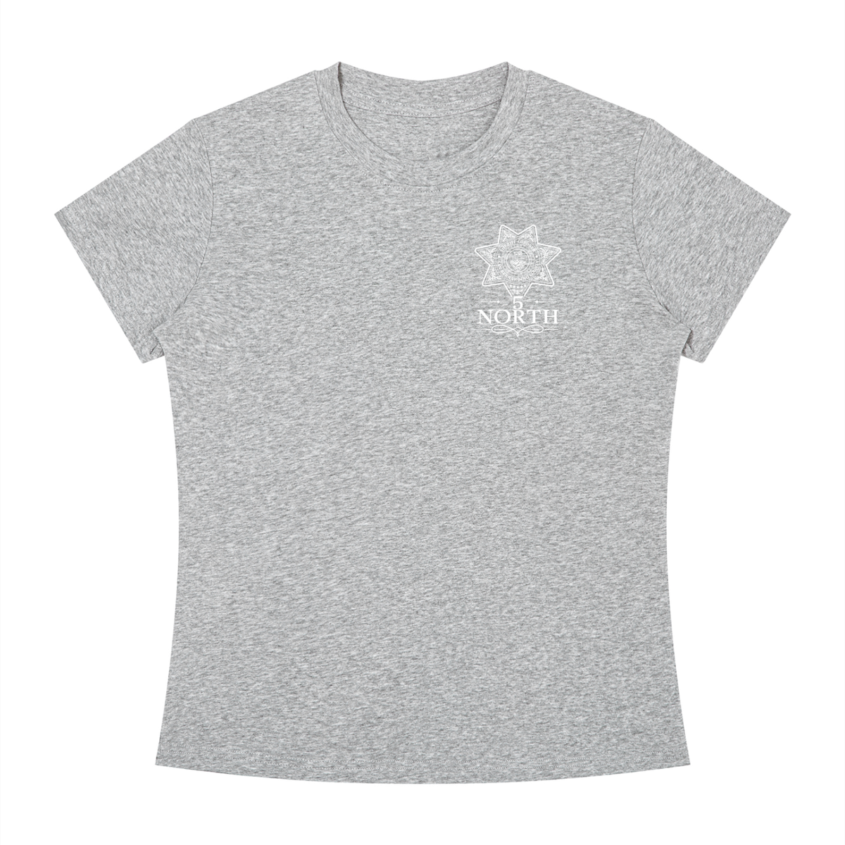 5 North- Women's Slim Fit Crewneck T-Shirt