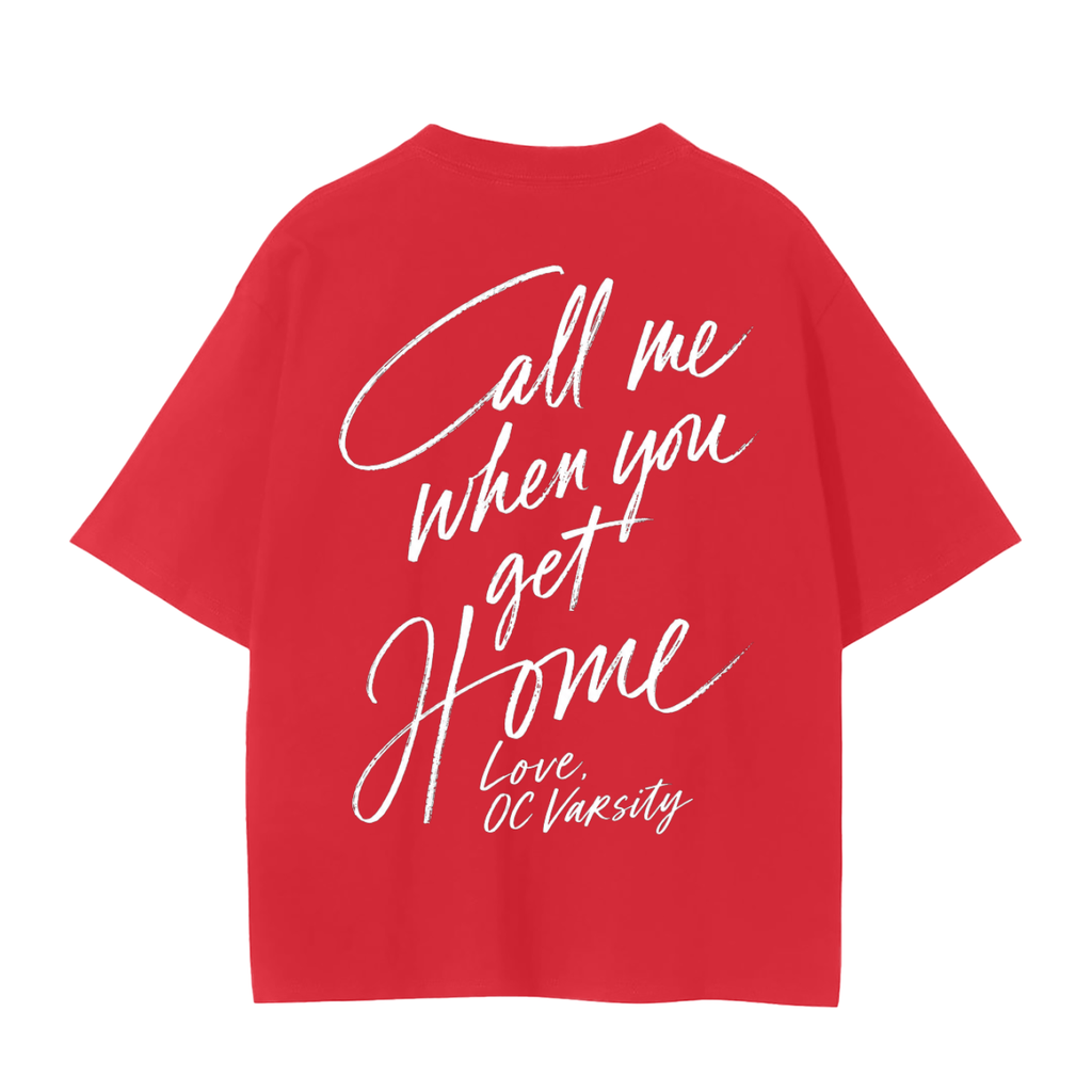 Call me when you get Home- adult unisex Seamless T-Shirt