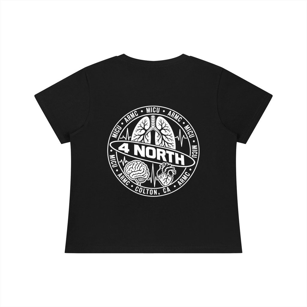4 North White lettering- Women's Quick-Dry Baby T-Shirt