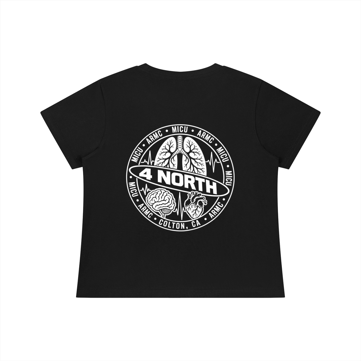 4 North White lettering- Women's Quick-Dry Baby T-Shirt