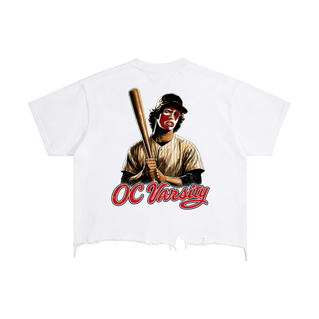 The Furies baseball- adult unisex Vintage Wash Boxy Distressed Hem T-Shirt