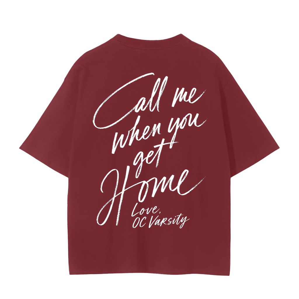 Call me when you get Home- adult unisex Seamless T-Shirt