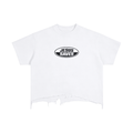 Jesus Loves You- adult unisex Vintage Wash Boxy Distressed Hem T-Shirt