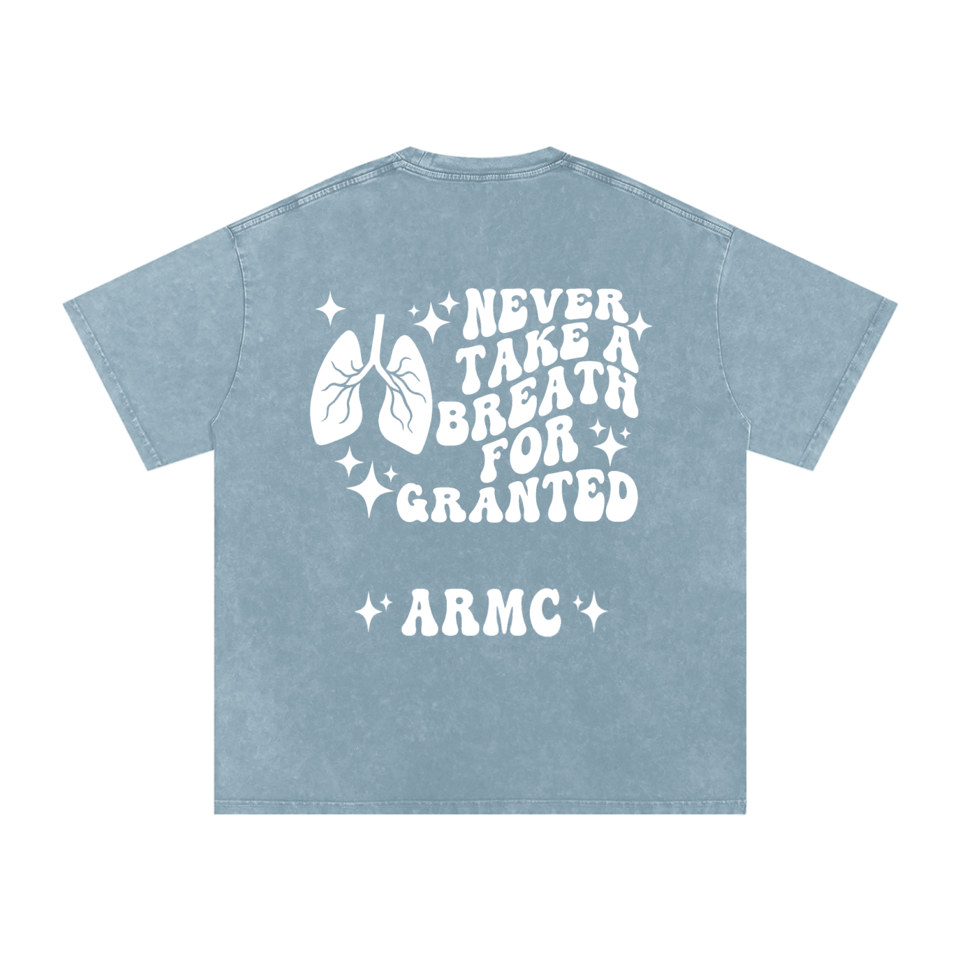 Respiratory Therapy- adult unisex Snow Washed Oversized Cotton T-Shirt