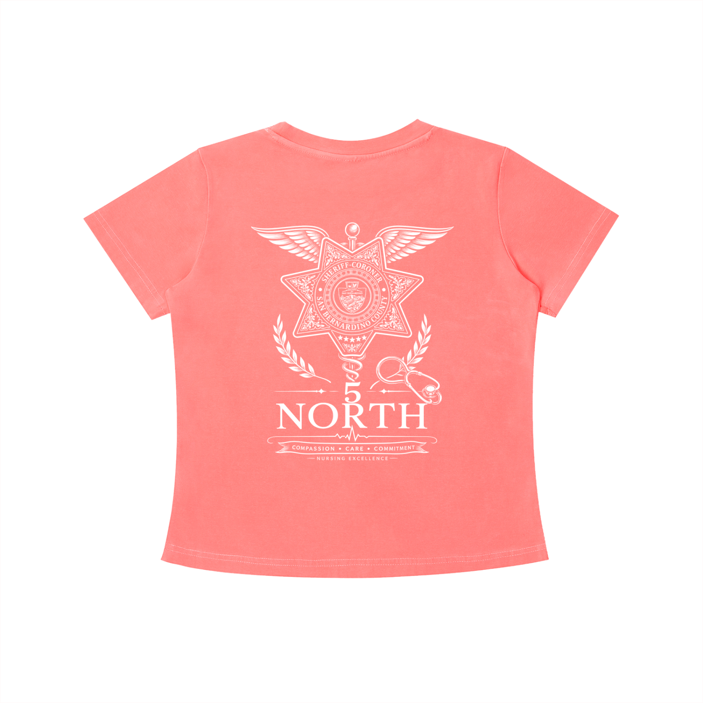 5 North- women’s Vintage Wash Slim Fit T-shirt