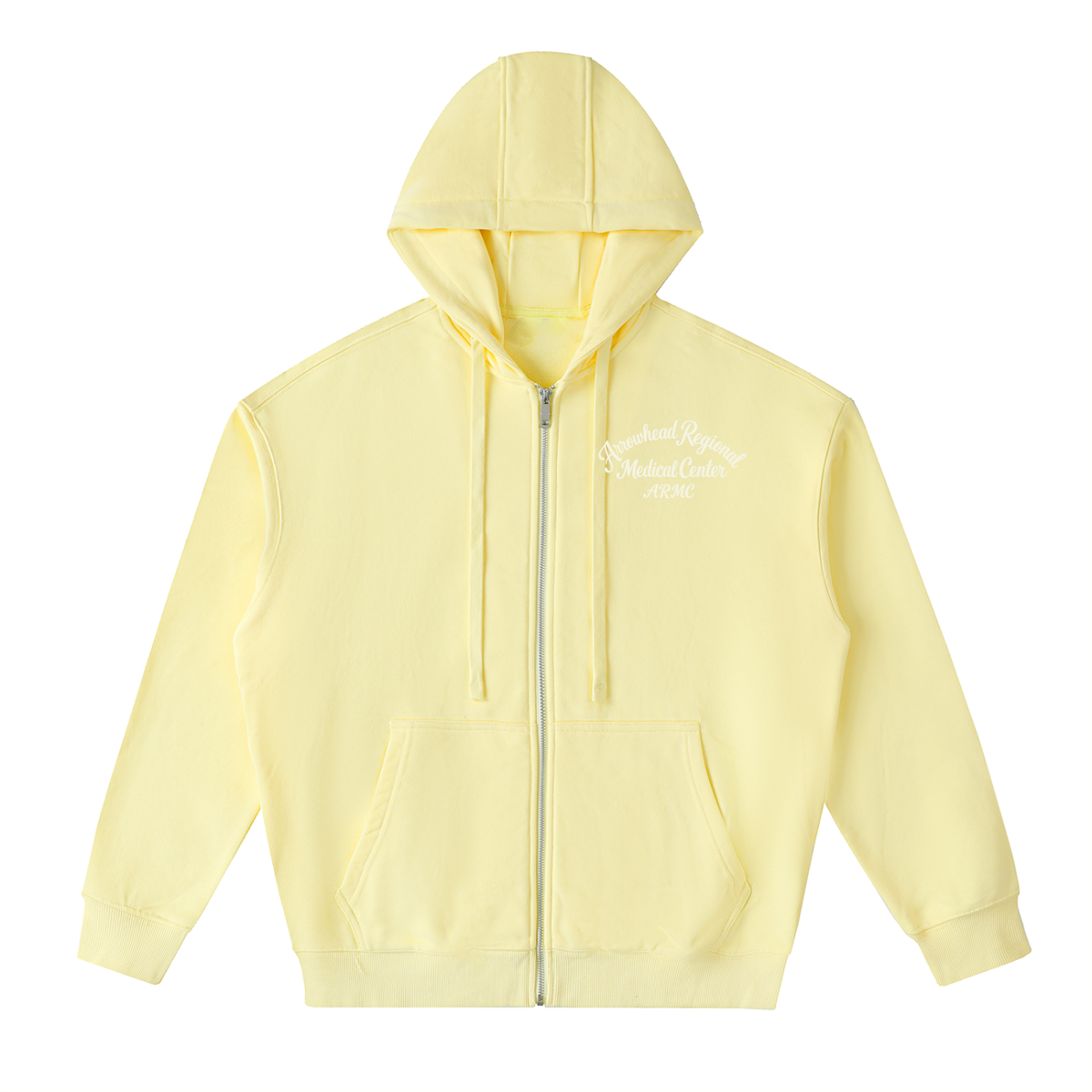 ARMC- Drop-Shoulder Zip Up Hoodie