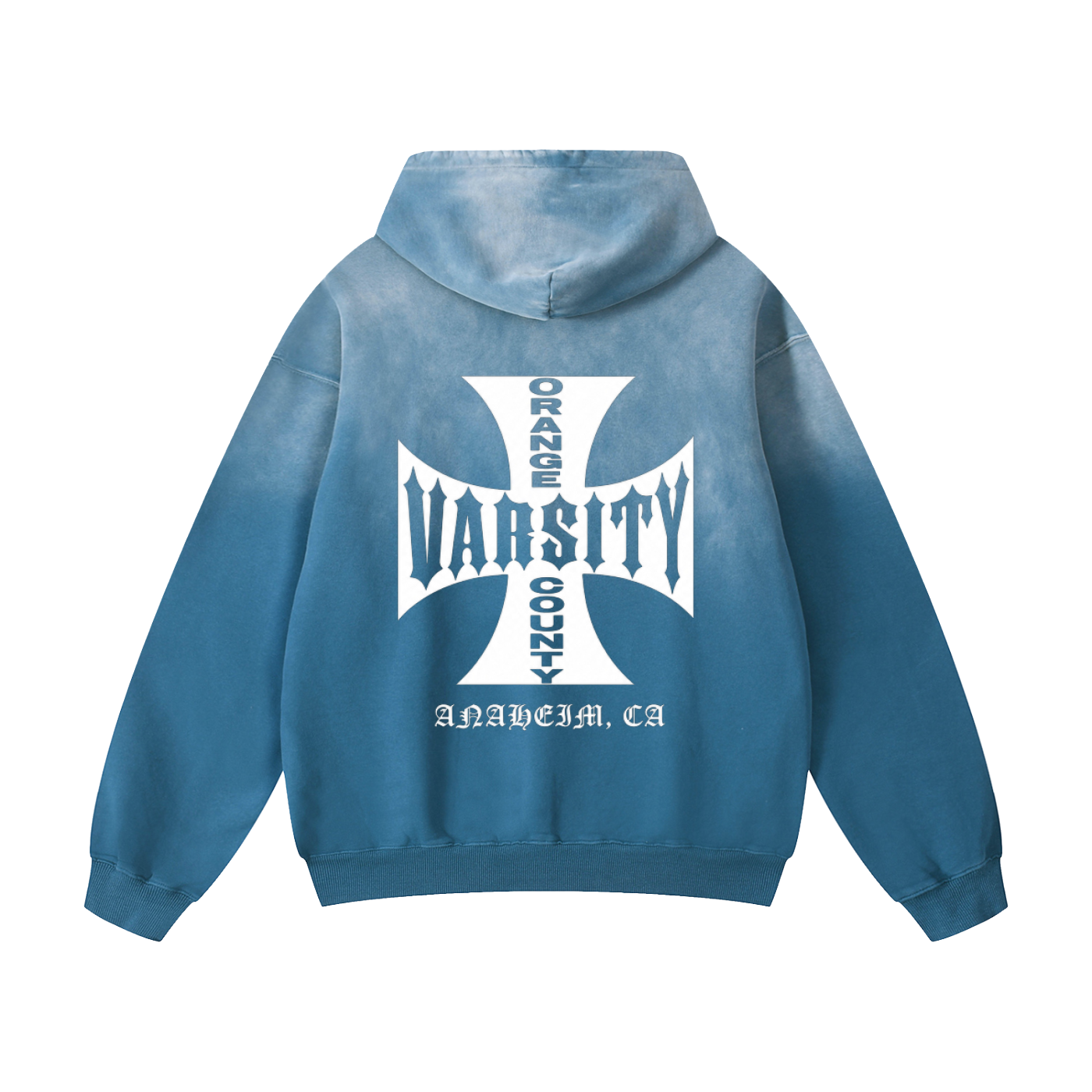 OC VARSITY choppers- adult unisex Heavyweight Sunfade Oversized Hoodie