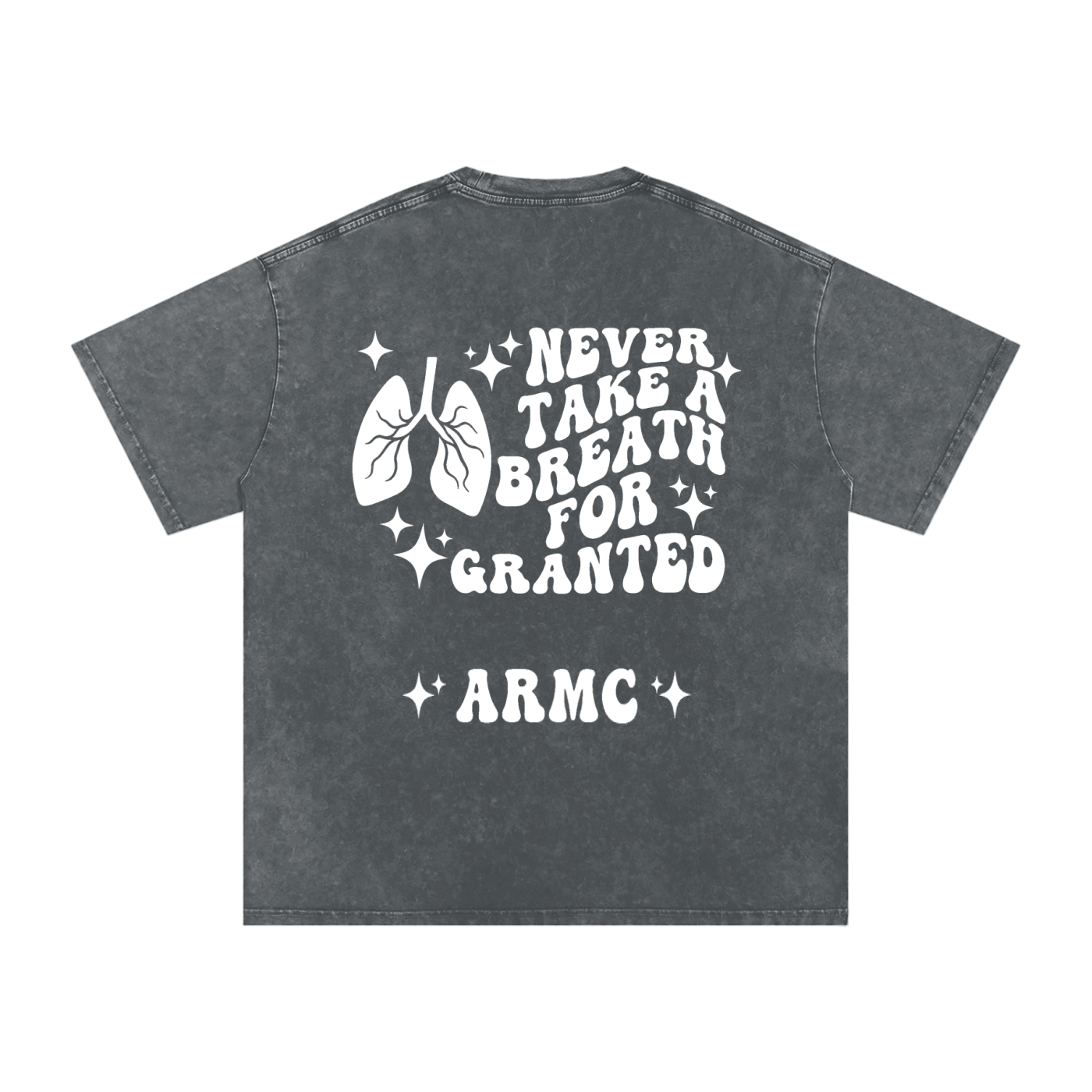 Respiratory Therapy- adult unisex Snow Washed Oversized Cotton T-Shirt
