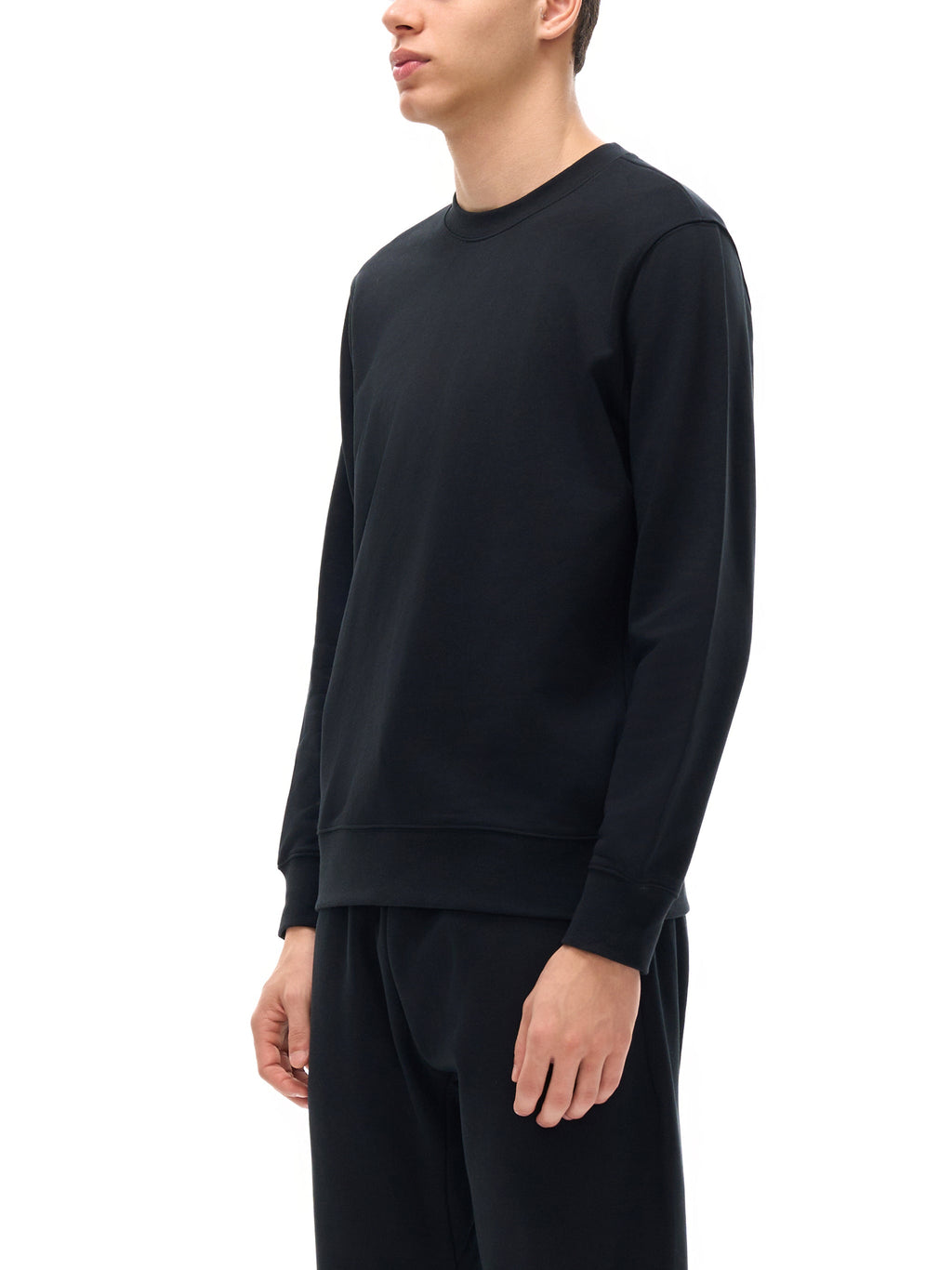6 North Black Lettering -Essential Heavyweight Crewneck  Sweatshirt
