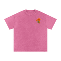 Custom LOVE ME- Snow Washed Oversized Cotton T-Shirt