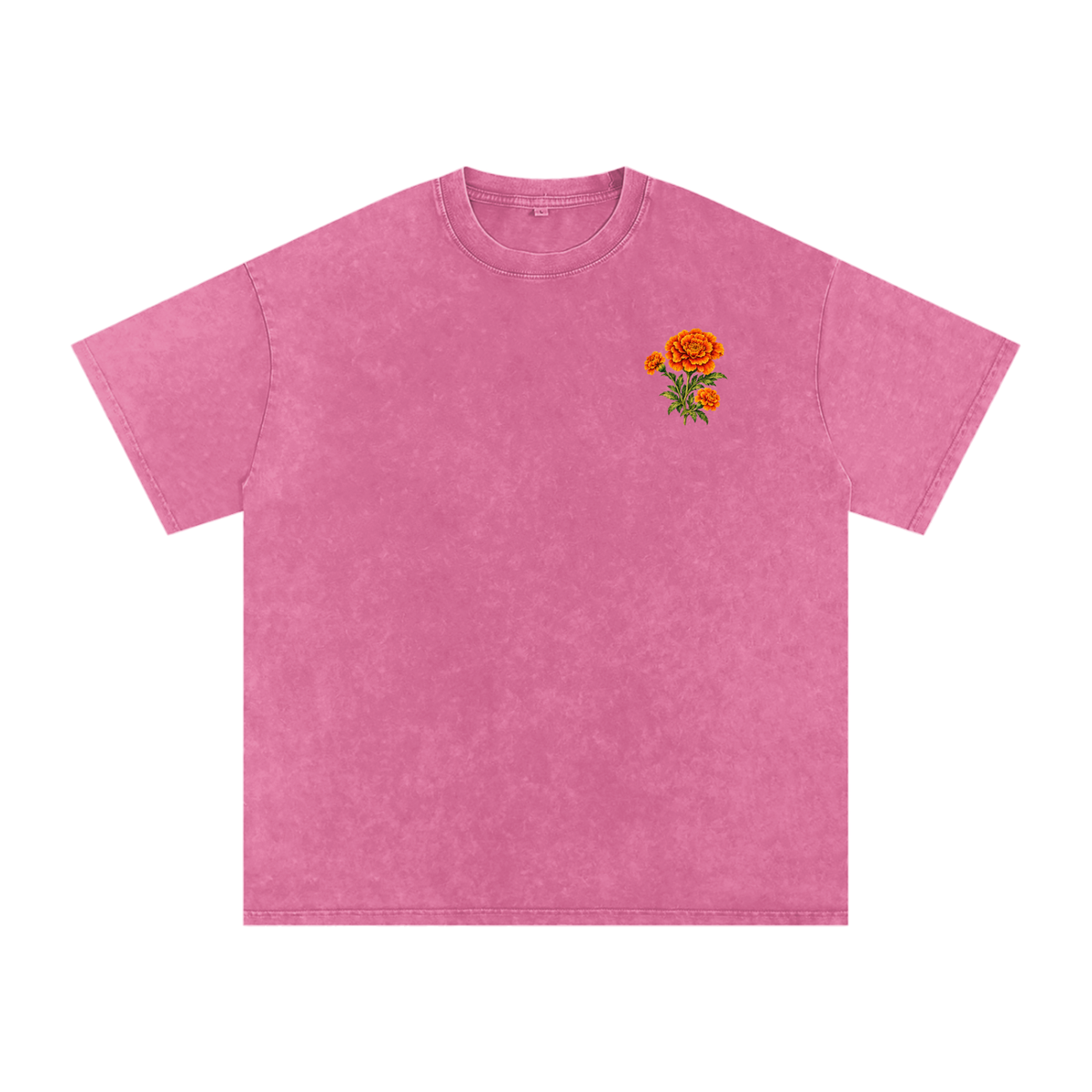 Custom LOVE ME- Snow Washed Oversized Cotton T-Shirt