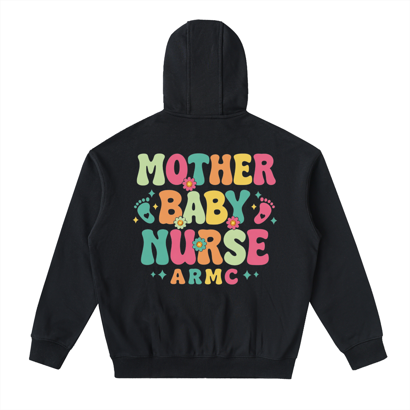 Mother Baby Multicolor- Adult Unisex Drop-Shoulder Zip Up Hoodie
