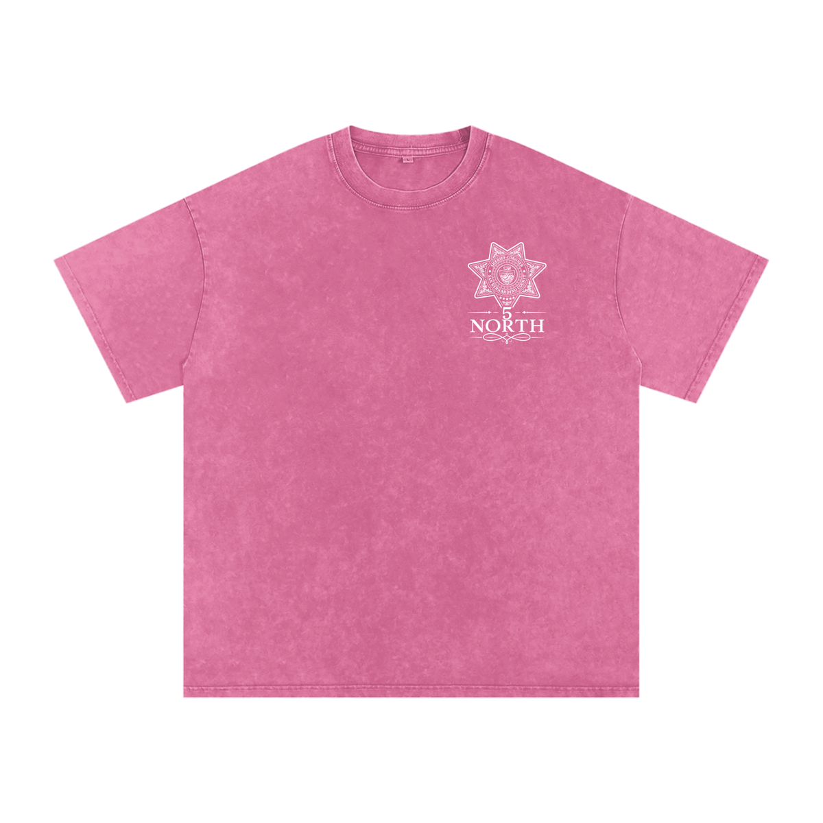 5 North- Snow Washed Oversized Cotton T-Shirt