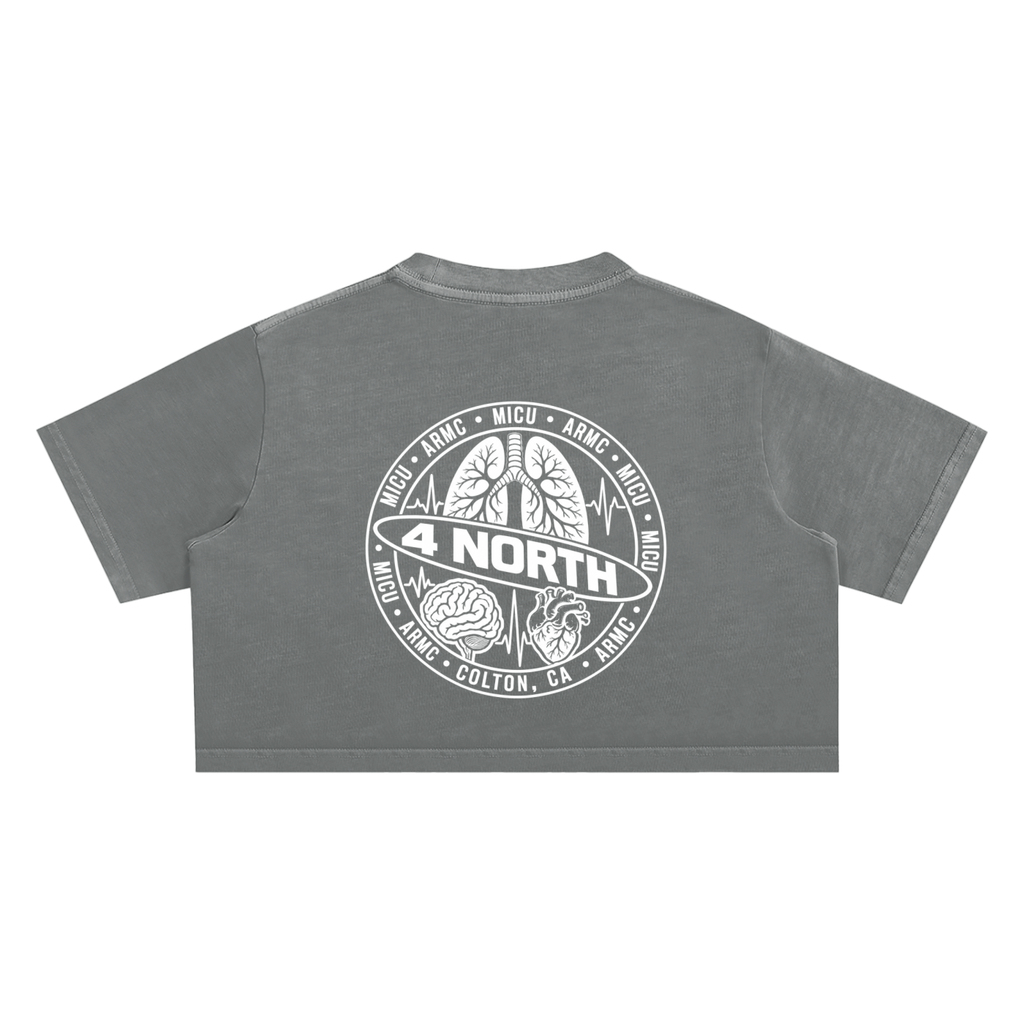 4 North- women’s Snow Washed Crop Top