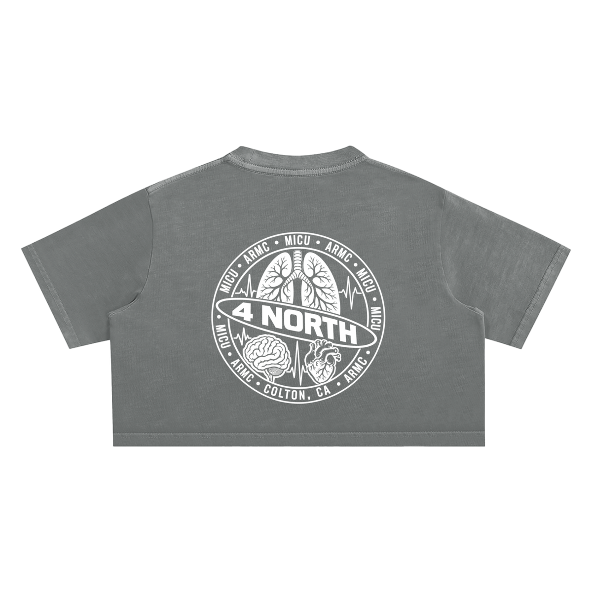 4 North- women’s Snow Washed Crop Top