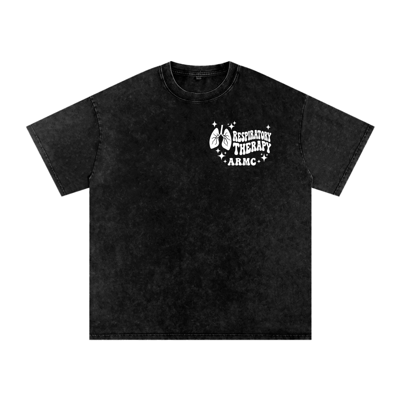 Respiratory Therapy- adult unisex Snow Washed Oversized Cotton T-Shirt