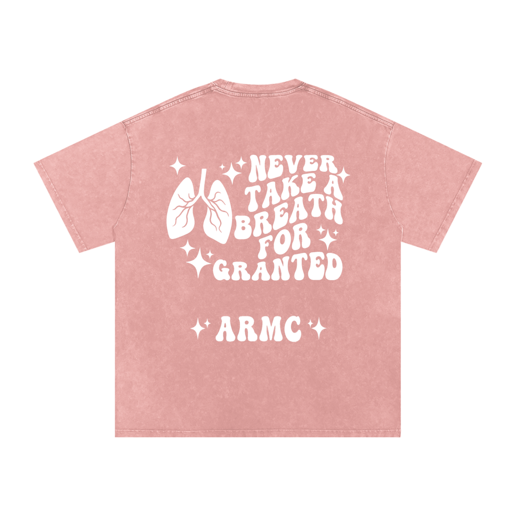 Respiratory Therapy- adult unisex Snow Washed Oversized Cotton T-Shirt