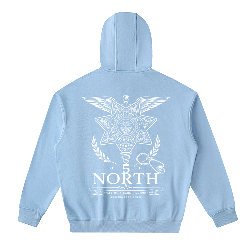 5 North- adult unisex Drop Zip Up Hoodie