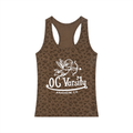 OC Varsity Logo- Adult Women’s Leopard print Tank Top
