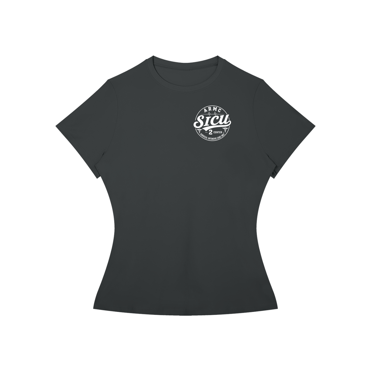 2 Center- Women’s Slim Fit Performance T-Shirt
