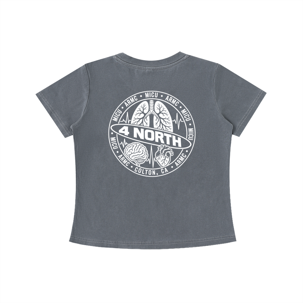 4 North- Vintage Wash Slim Fit T-shirt
