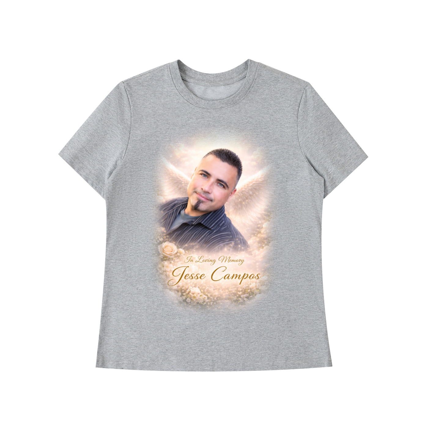 Custom Memorial ‘Jesse’ - adult women essential standard shoulder t-Shirt