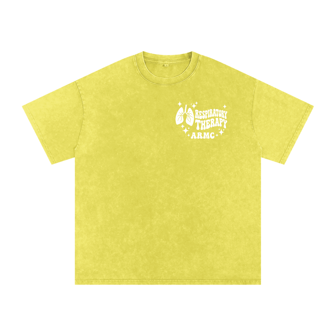 Respiratory Therapy- adult unisex Snow Washed Oversized Cotton T-Shirt