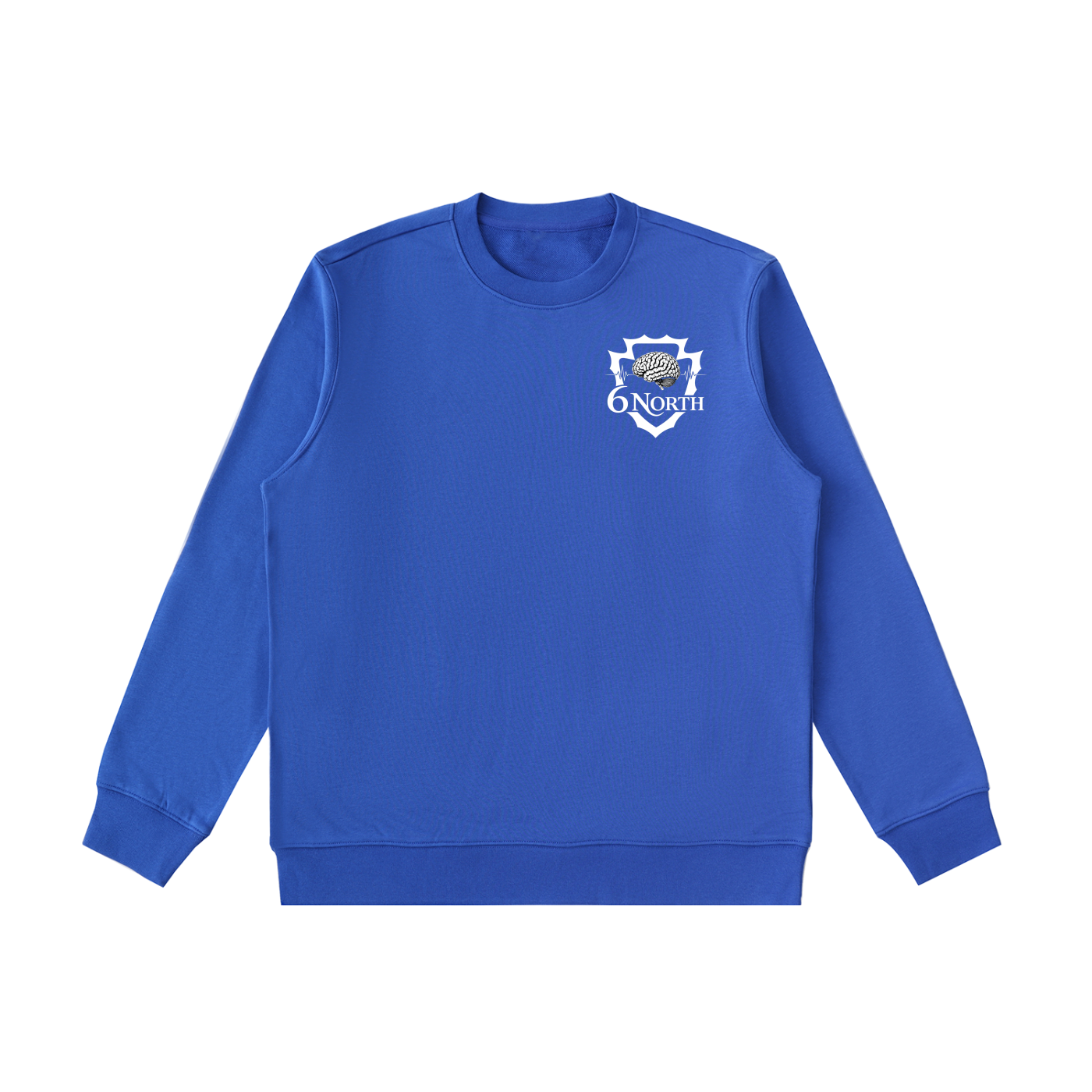 6 North White Lettering - Unisex Essential Heavyweight Crewneck  Sweatshirt