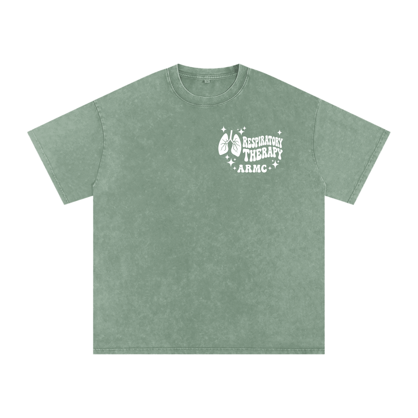 Respiratory Therapy- adult unisex Snow Washed Oversized Cotton T-Shirt