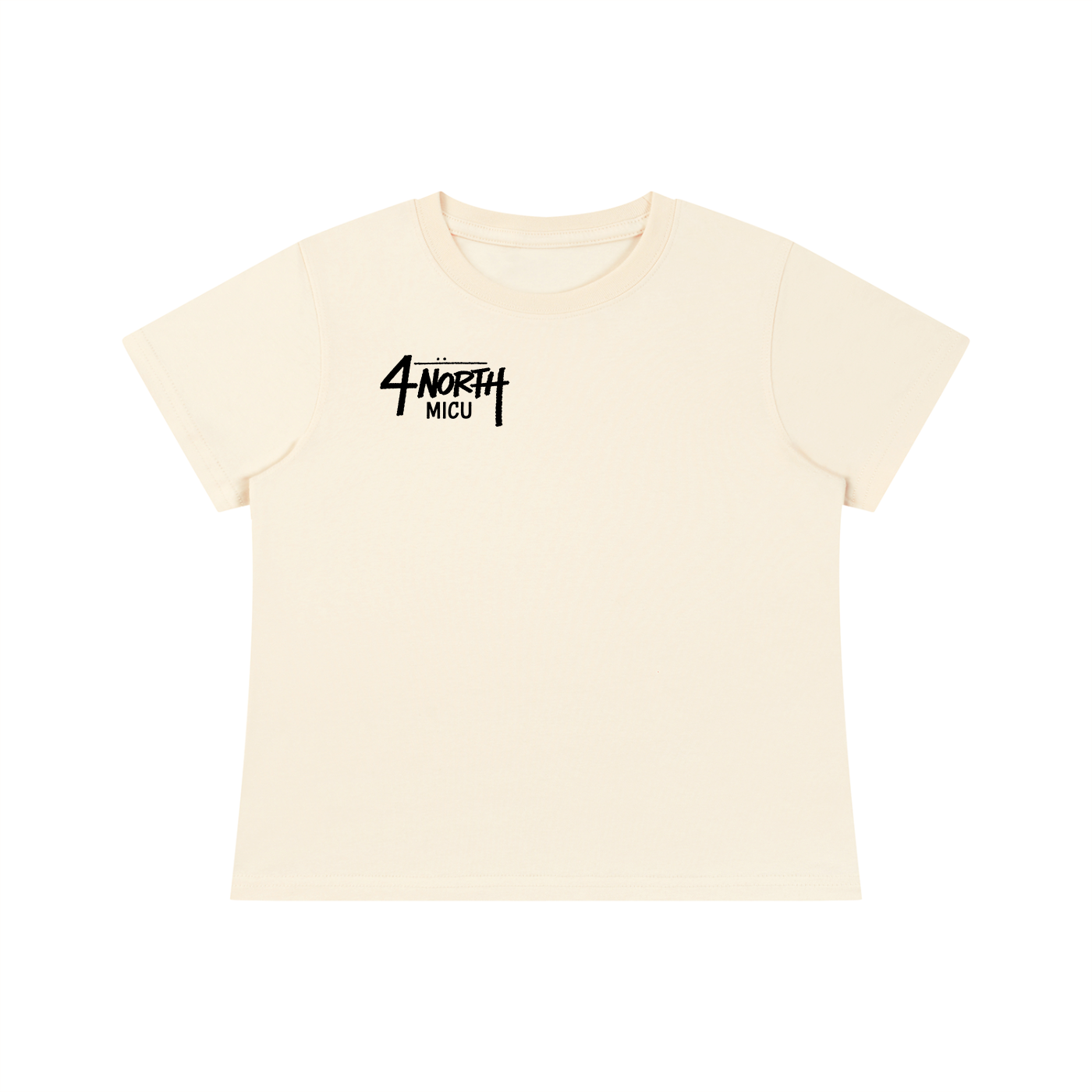 4 North black lettering- Women's Quick-Dry Baby T-Shirt