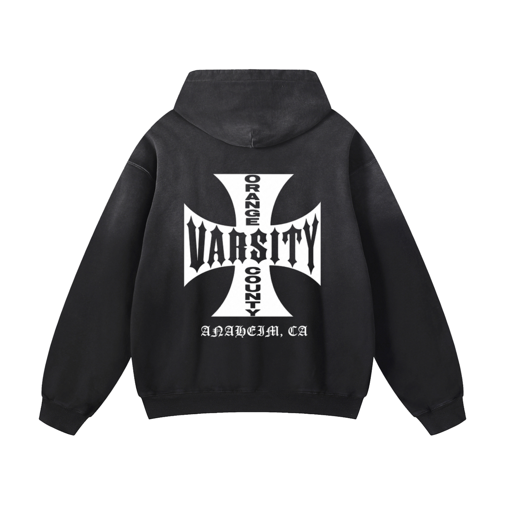OC VARSITY choppers- adult unisex Heavyweight Sunfade Oversized Hoodie