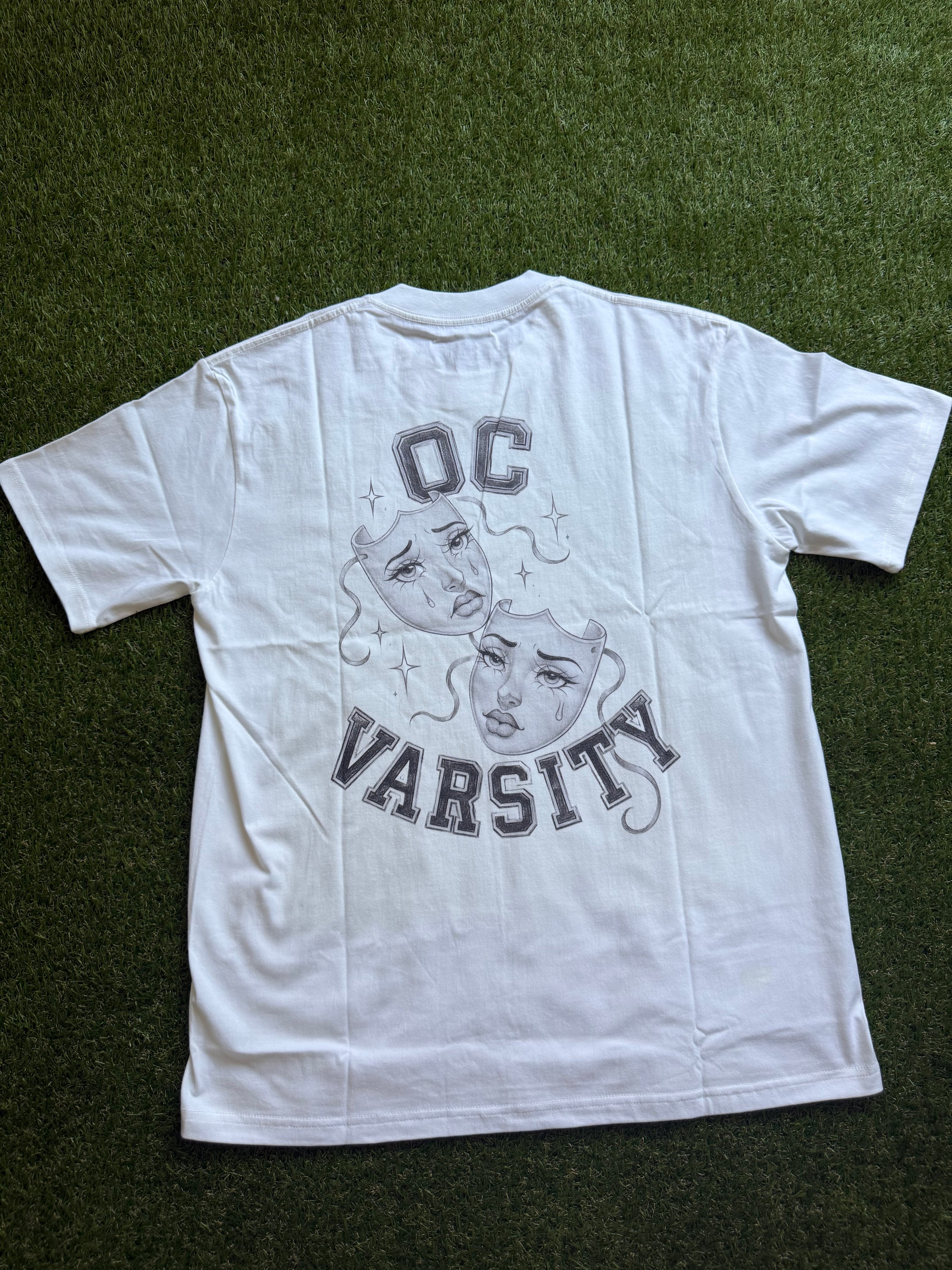 Smile now cry later OC varsity- adult unisex Seamless T-Shirt