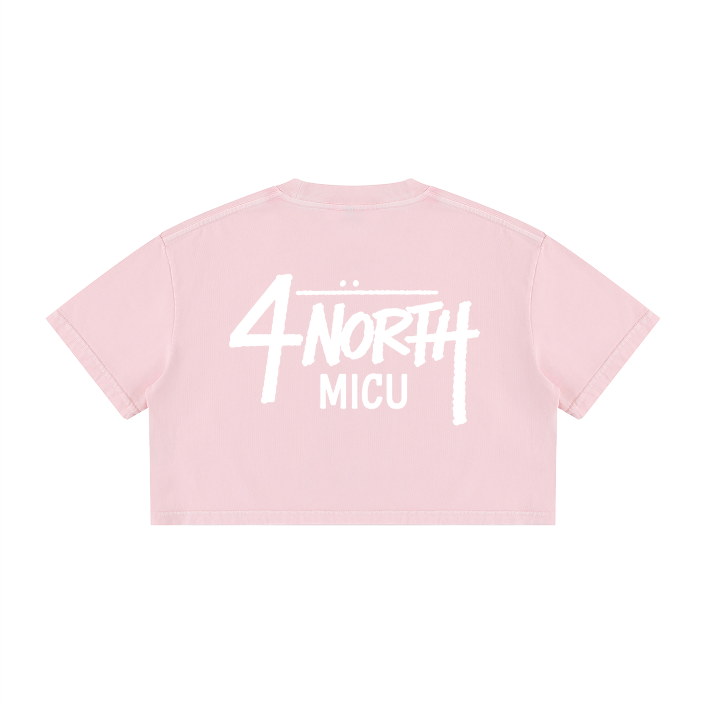 4 North- Women's Mineral Wash Cotton Crop T-Shirt