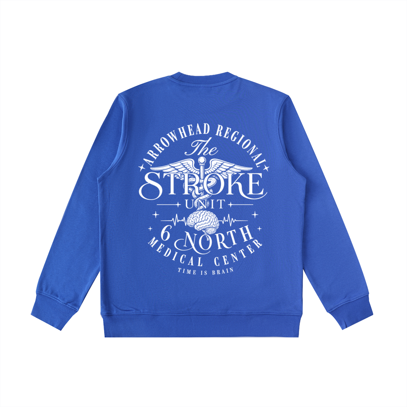 6 North White Lettering - Unisex Essential Heavyweight Crewneck  Sweatshirt
