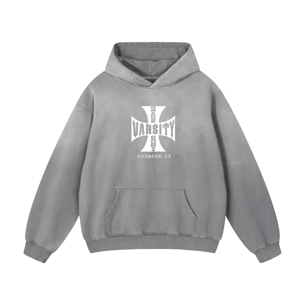 OC VARSITY choppers- adult unisex Heavyweight Sunfade Oversized Hoodie