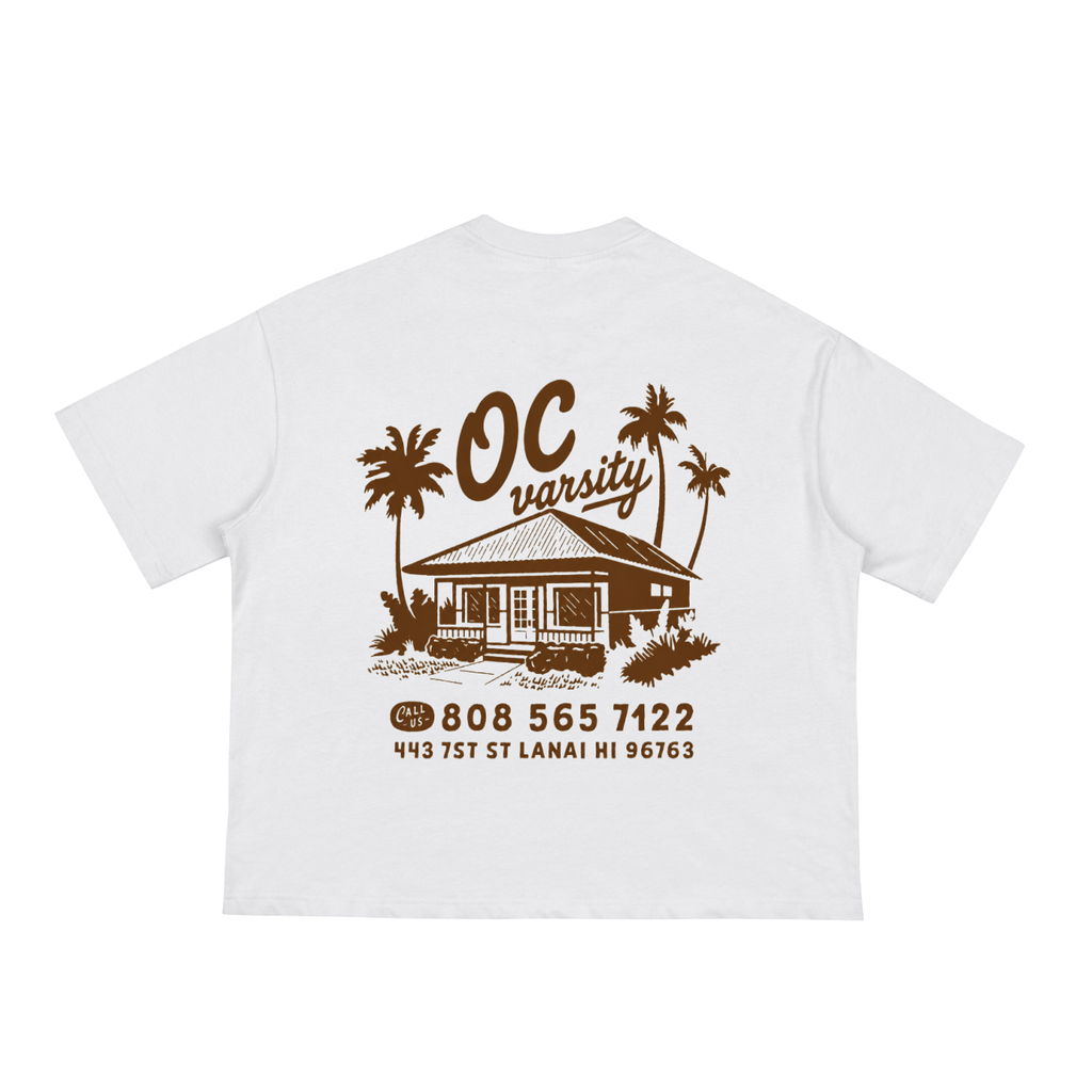 OC varsity Hawaii Lanai- adult unisex Classic Loose Boxy Tee