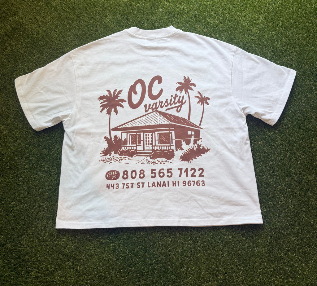 OC varsity Hawaii Lanai- adult unisex Classic Loose Boxy Tee