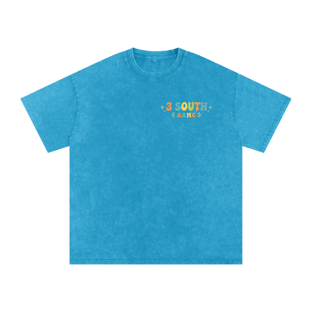 3 South Mother Baby- adult unisex Snow Washed Oversized Cotton T-Shirt