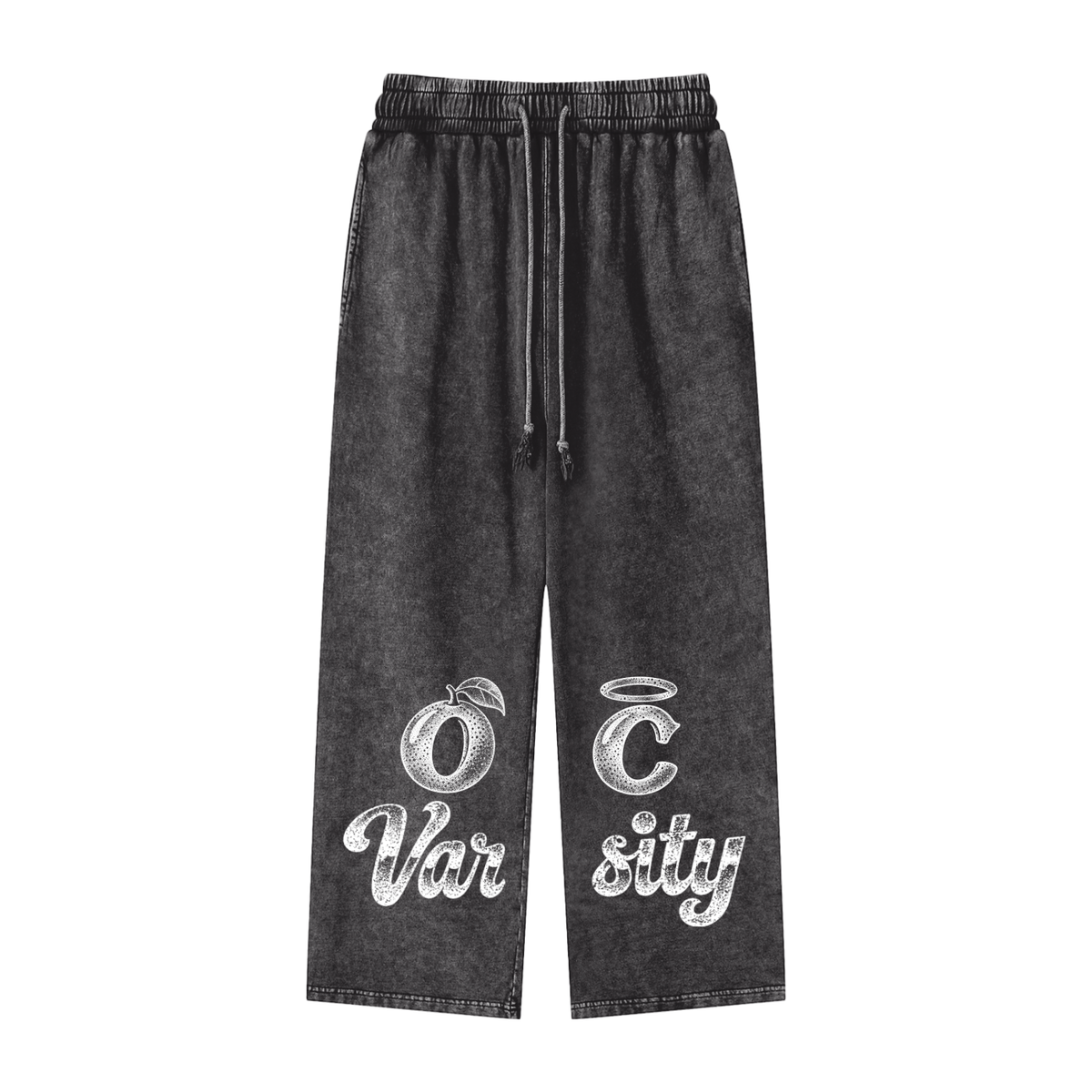 OC Varsity- Snow Washed Straight Leg Pants
