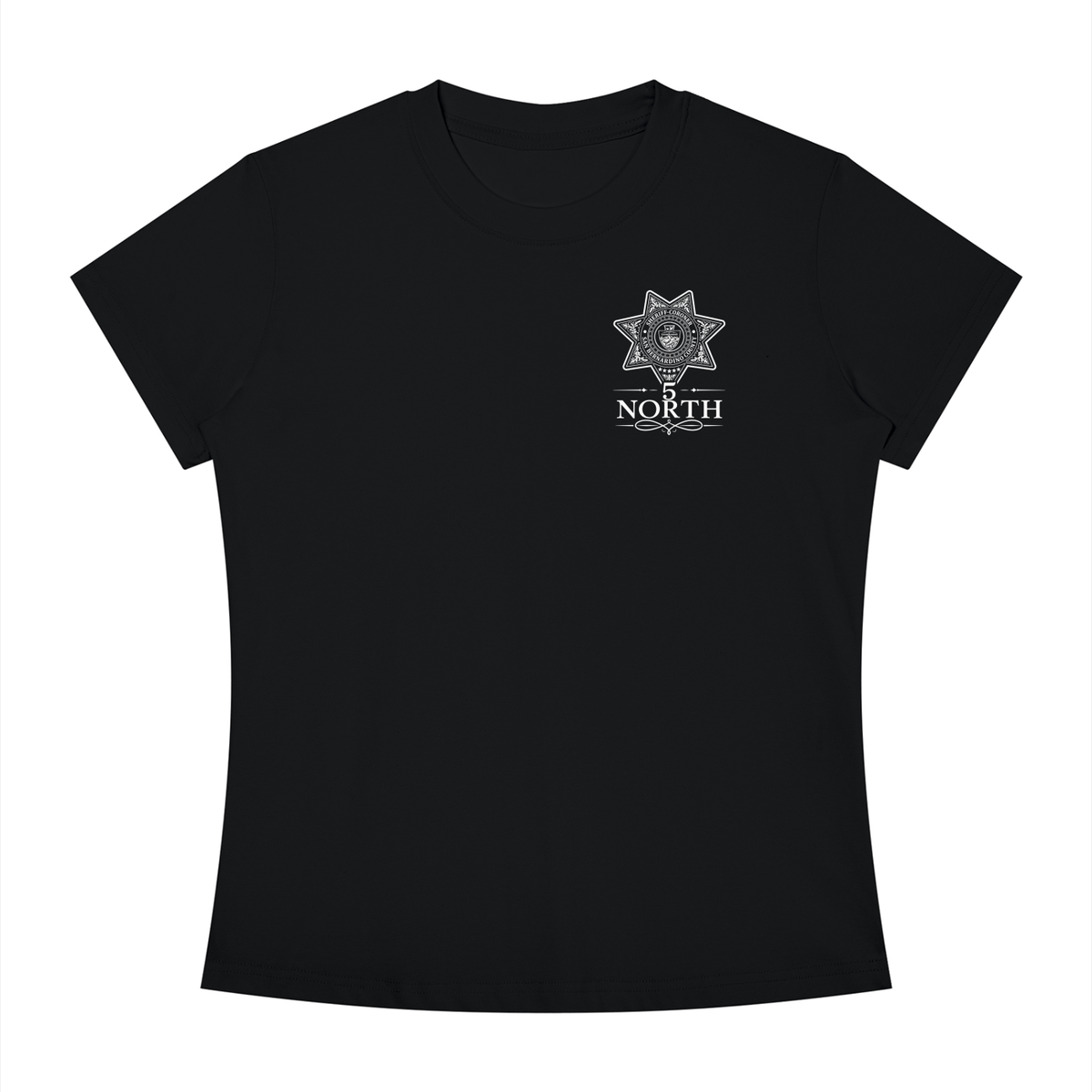 5 North- Women's Slim Fit Crewneck T-Shirt