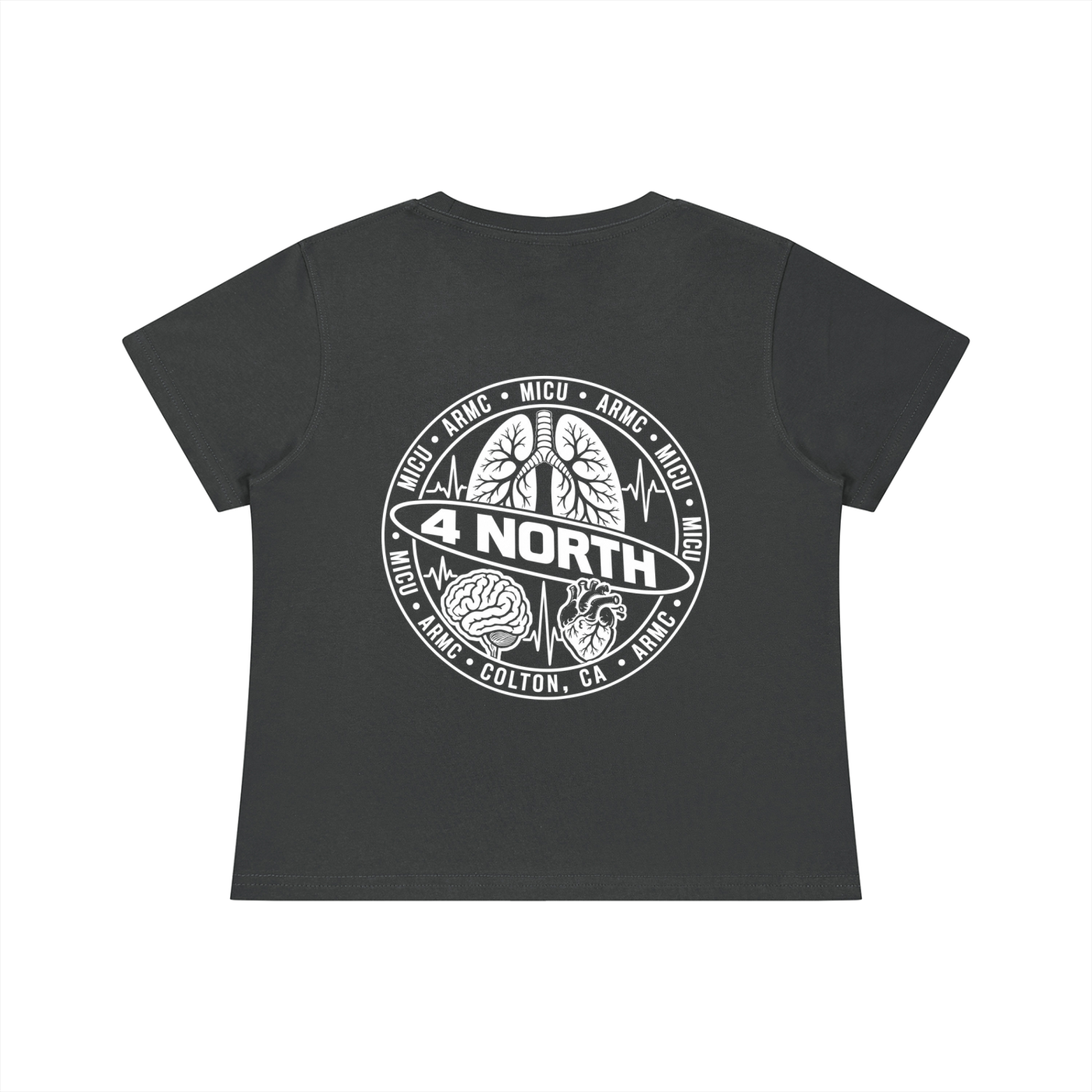4 North White lettering- Women's Quick-Dry Baby T-Shirt